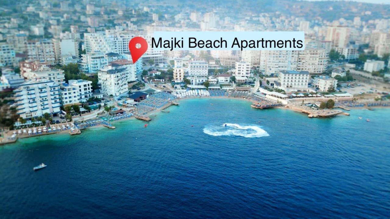 Majki Beach Apartments Sarande Bagian luar foto