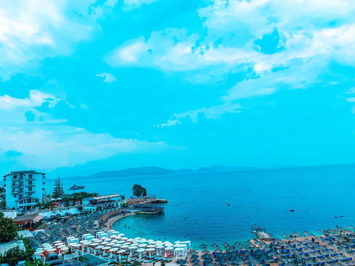 Majki Beach Apartments Sarande Bagian luar foto
