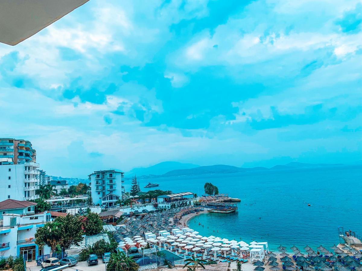 Majki Beach Apartments Sarande Bagian luar foto